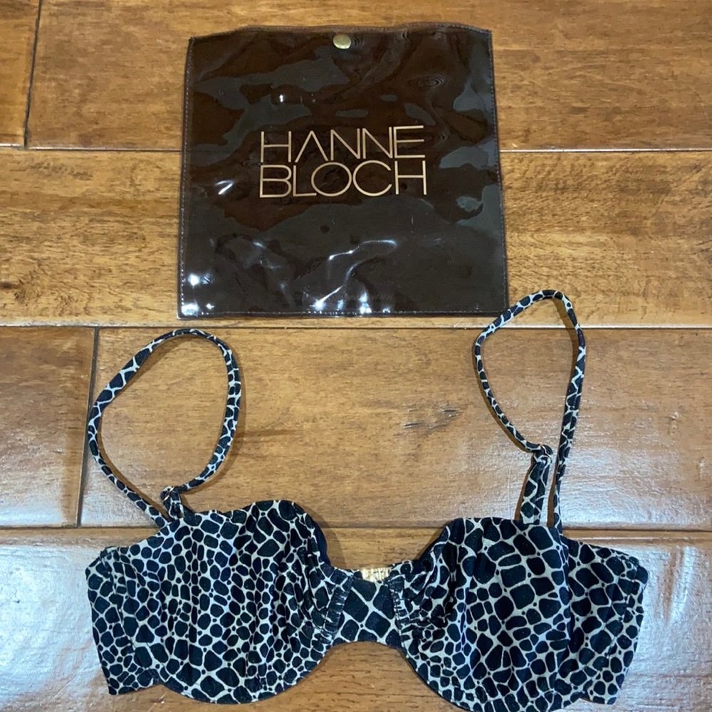 CROC GLITTER BALCONETTE BIKINI TOP